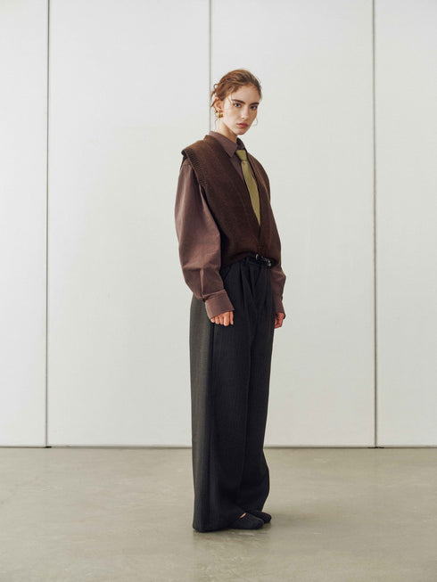 Tailored Wide-Leg Trousers